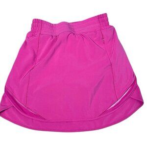 Lululemon Hotty Hot High-Rise Skirt Long Sonic Pink size 12 skort shorts